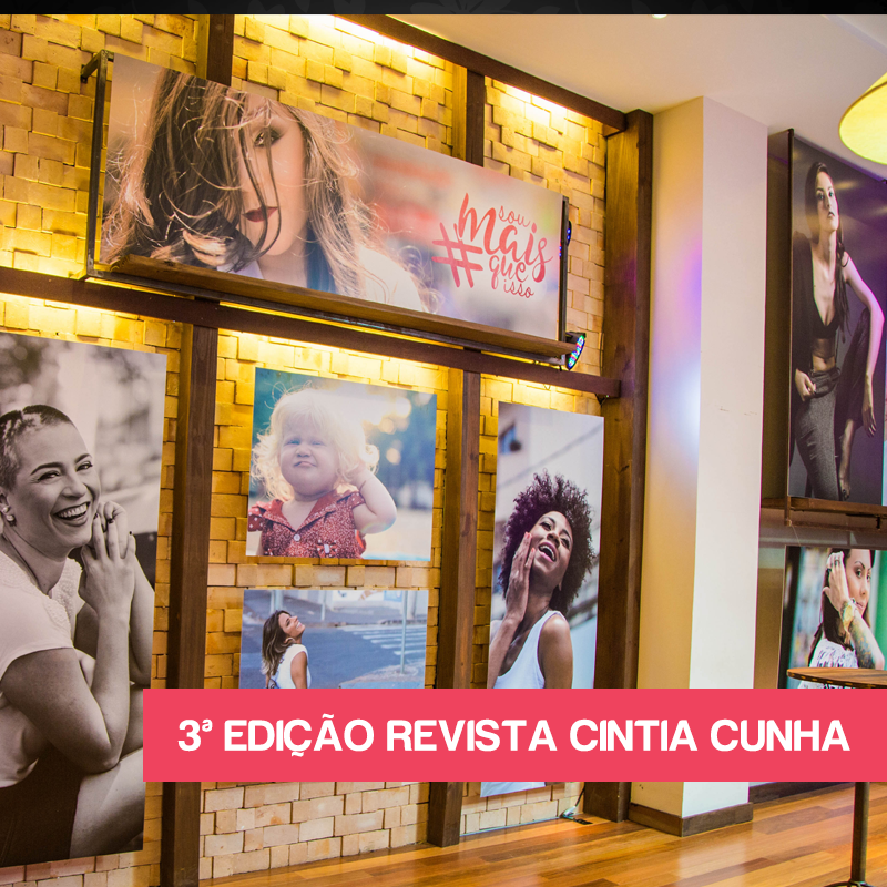 Lançamento 3ª edição da Revista Cintia Cunha