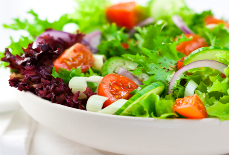 Salada não é só alface e tomate!