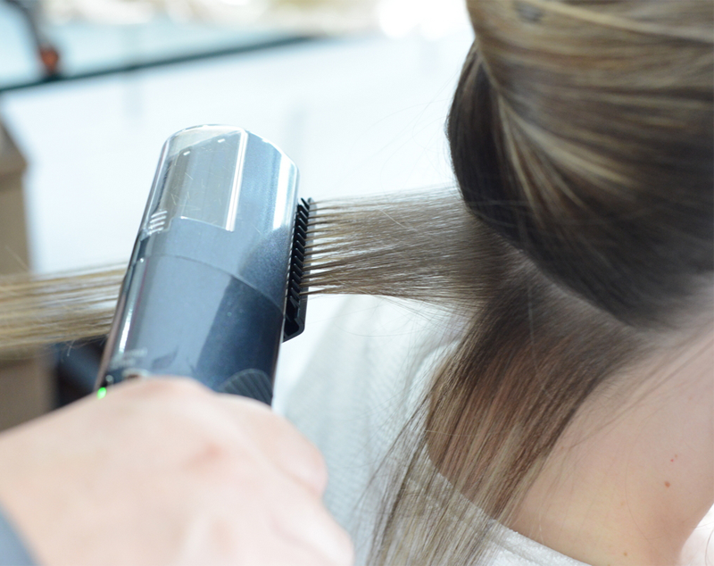 Tendência contra pontas duplas: corte bordado